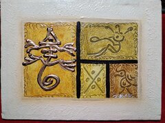 Simboluri Taino, tablou semnat